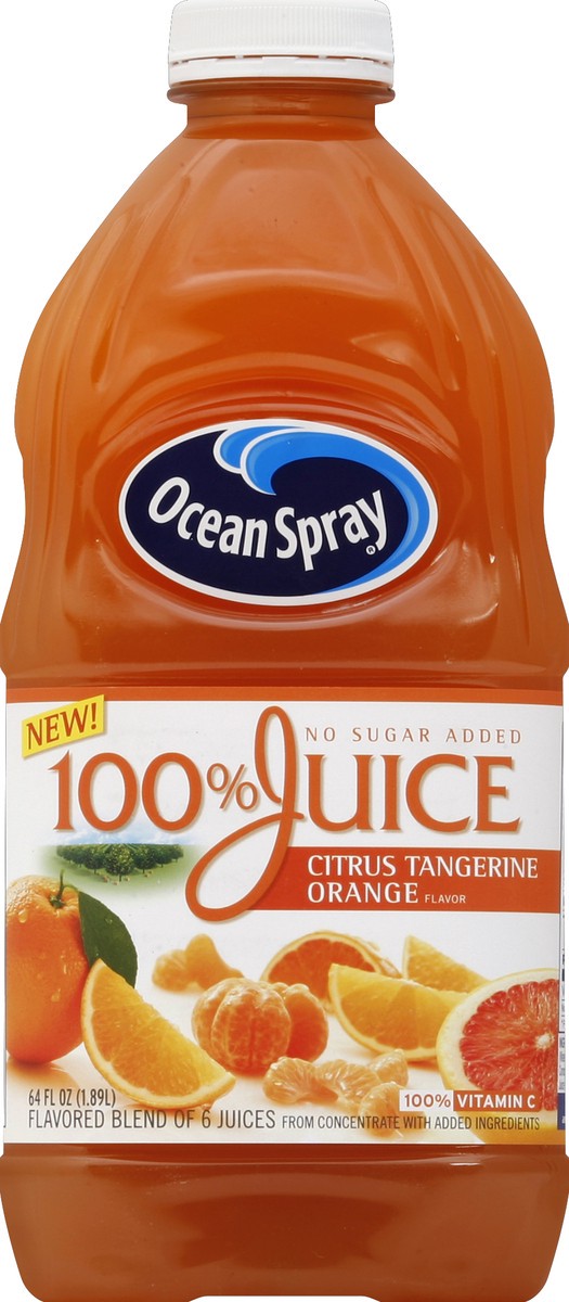 slide 1 of 4, Ocean Spray 100% Juice 64 oz, 64 oz