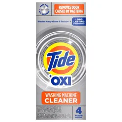 Tide Washing Machine Cleaner 4 Month Value Pack 4 - 2.5 oz Pouches