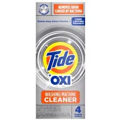 Tide Washing Machine Cleaner 4 Month Value Pack 4 - 2.5 oz Pouches