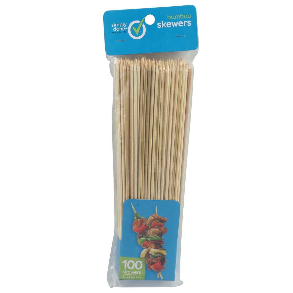 slide 1 of 1, Simply Done Bamboo Skewers, 100 ct