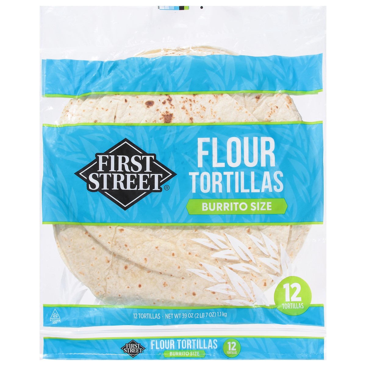 slide 3 of 4, First Street 12 Flour Burrito Tortillas, 12 ct