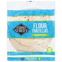 First Street 12 Flour Burrito Tortillas