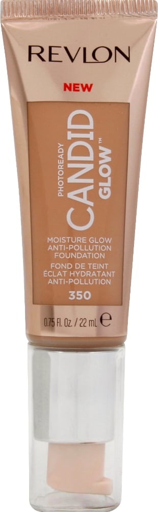 slide 1 of 1, Revlon PhotoReady Candid Glow, Anti-Pollution Foundation, Natural Tan, 0.75 oz