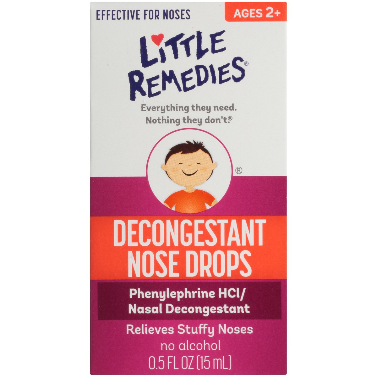 slide 6 of 10, Little Remedies Decongestant Nose Drops, Ages 2 to 6, 0.5 fl oz, 0.50 fl oz