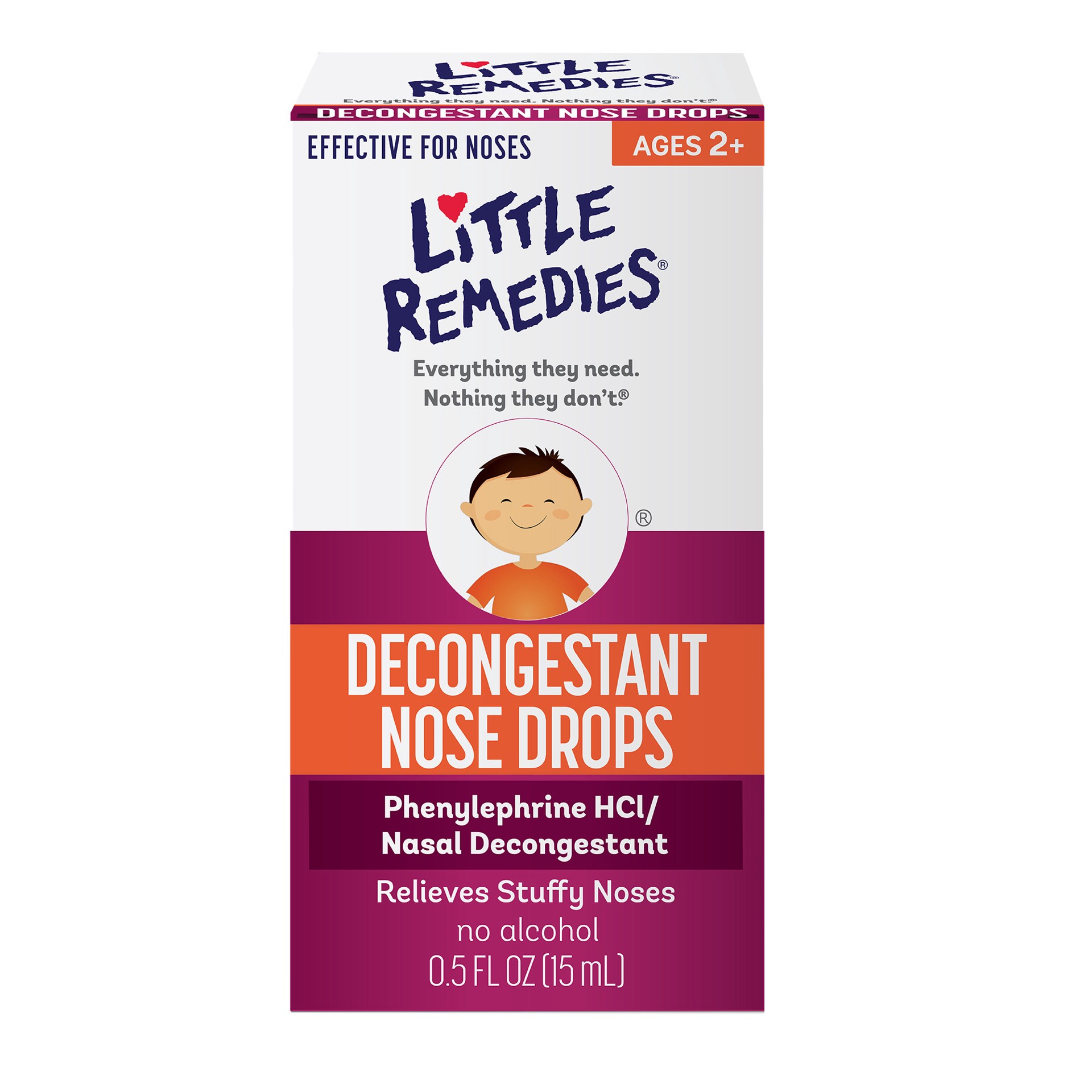 slide 1 of 10, Little Remedies Decongestant Nose Drops, Ages 2 to 6, 0.5 fl oz, 0.50 fl oz