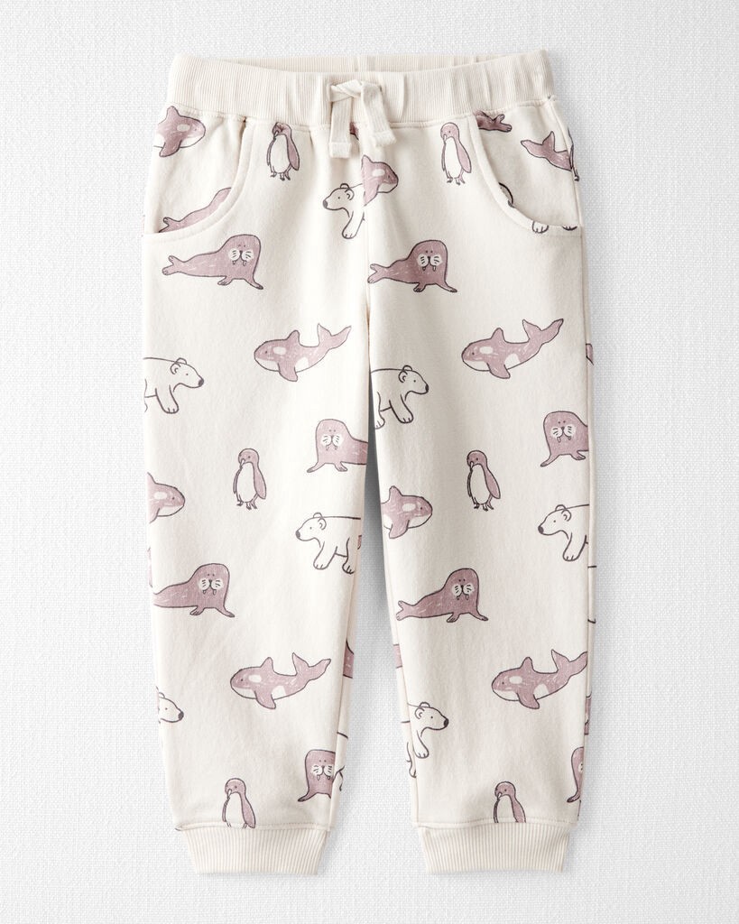 slide 2 of 4, Littleplanet Toddler 2-Piece Set Made with Organic Cotton in Artic Friends Print Cream 2T, 2 pc