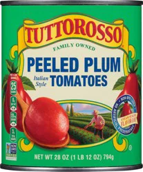 Tuttorosso Peeled Plum Italian Style Tomatoes 28 oz
