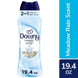 Downy Comfy Cozy In-Wash Laundry Scent Booster Beads, Meadow Rain Scent, 19.4 oz, Softness and Freshness