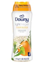 Downy Light Laundry Scent Booster Beads for Washer, Orange Blossom Scent, 18.2 oz, with No Heavy Perfumes
