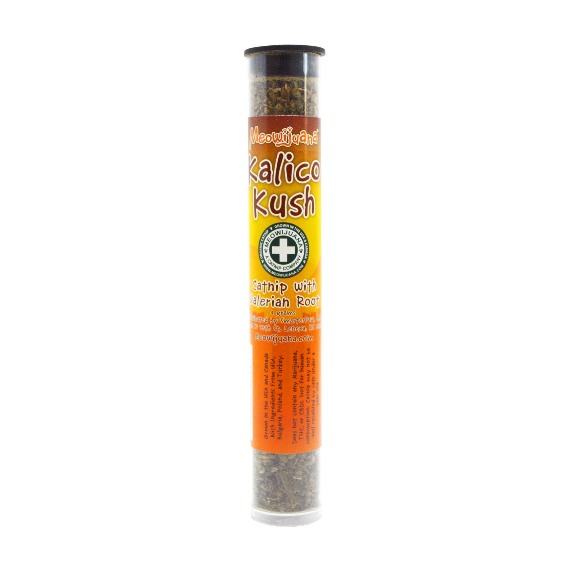 slide 1 of 1, Meowijuana Kalico Kush Catnip Sampler Tube, 5 gram