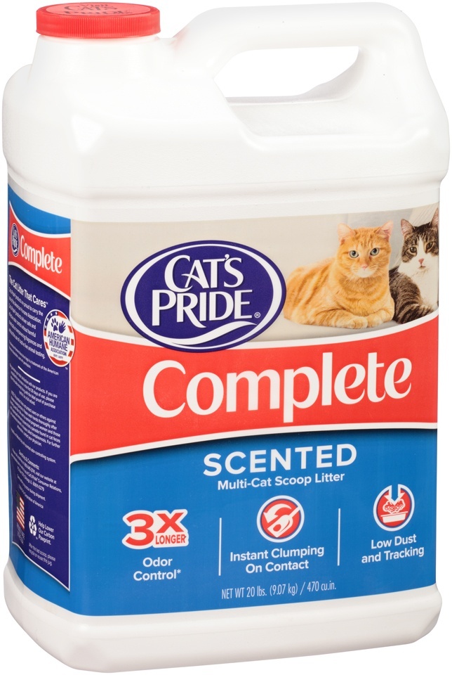 slide 1 of 1, Cat's Pride Complete Scented Multicat Scoop Litter Jug, 20 lb