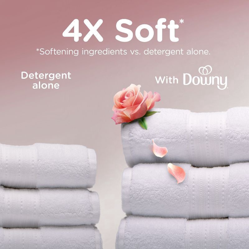 slide 6 of 13, Downy Ultra Soft + Bliss Sparkling Amber & Rose Liquid Fabric Softener - 93 fl oz, 93 oz