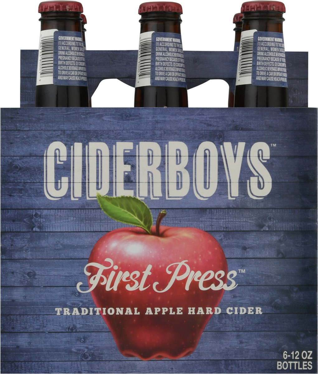 slide 6 of 9, Ciderboys First Press Hard Cider, 6 ct; 12 fl oz