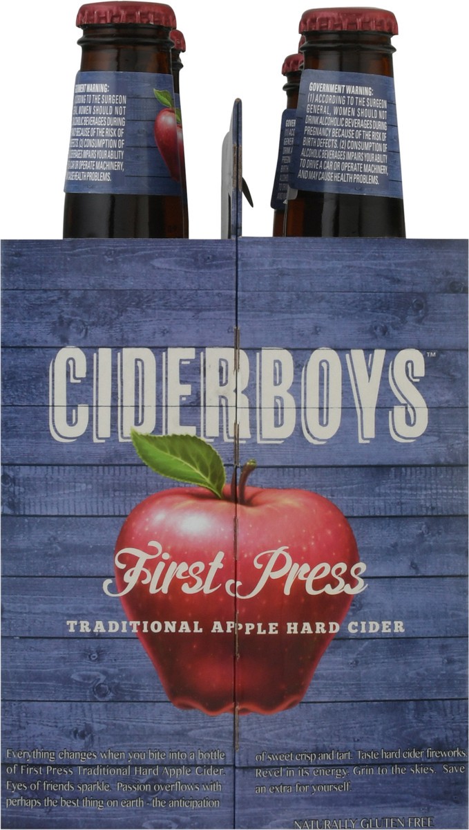 slide 8 of 9, Ciderboys First Press Hard Cider, 6 ct; 12 fl oz