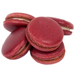 Red Velvet French Macaron Cookies
