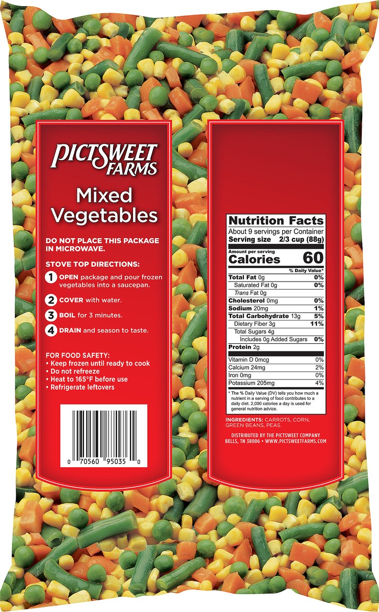 slide 3 of 7, PictSweet Mixed Vegetables, 28 oz