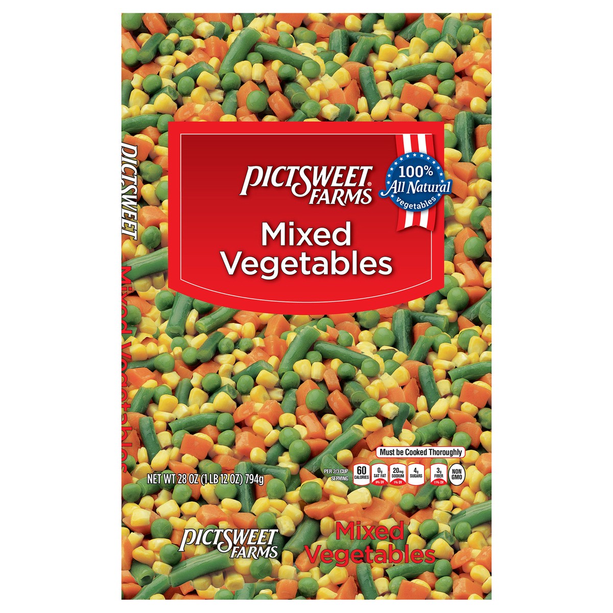 slide 1 of 7, PictSweet Mixed Vegetables, 12 oz