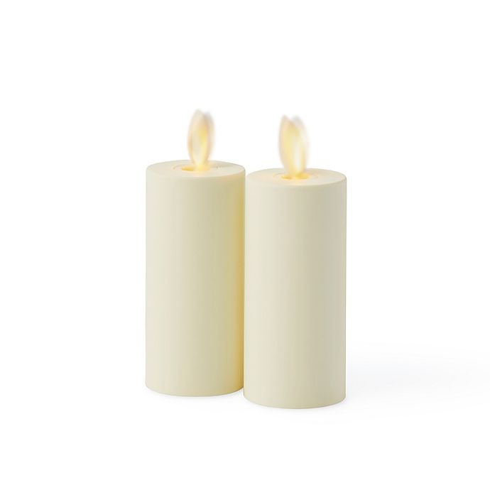 slide 1 of 1, Luminara Flameless Votive Candles - Ivory, 2 ct