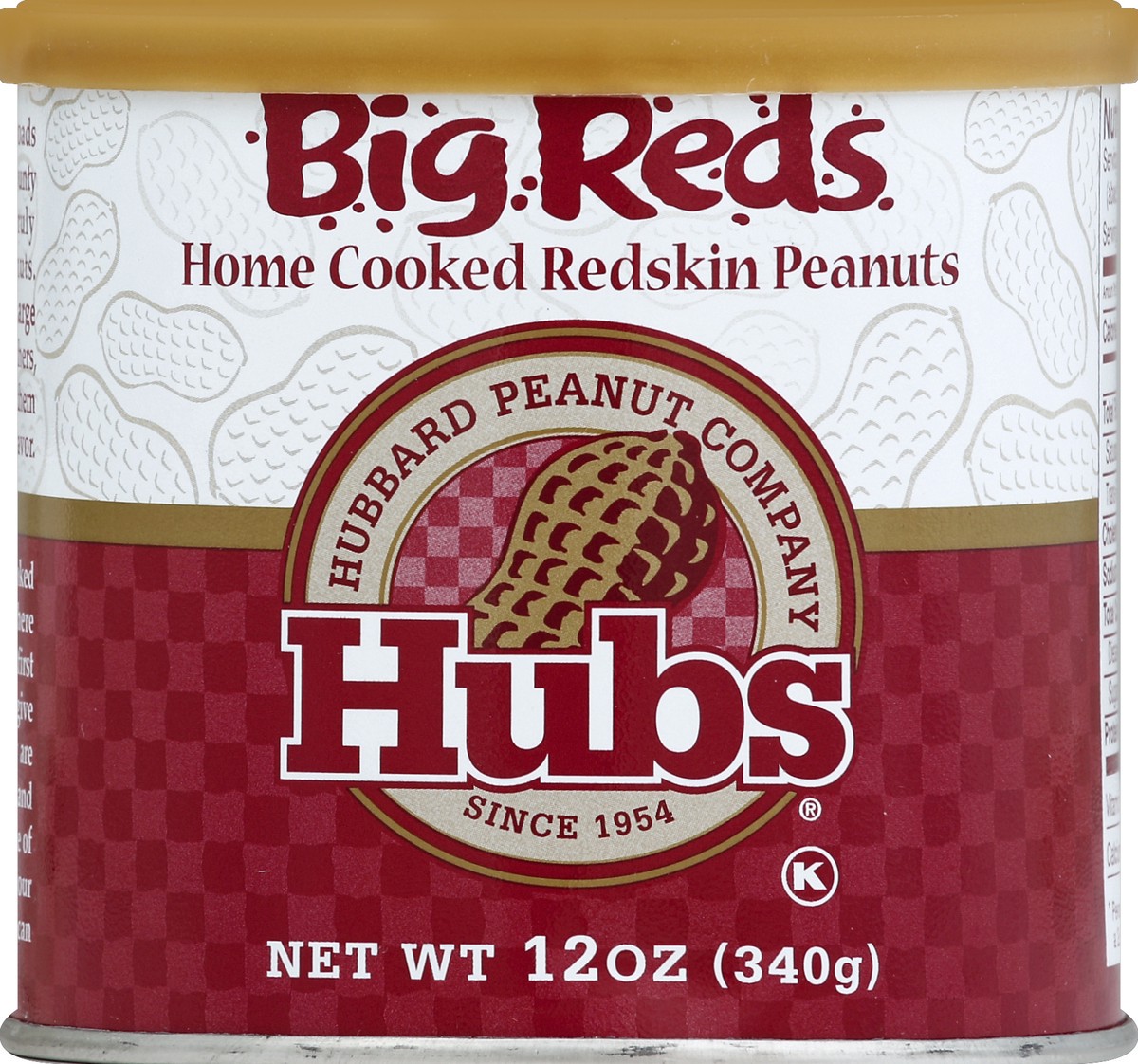 slide 2 of 2, Hubs Peanuts 12 oz, 12 oz