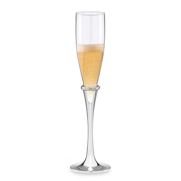 slide 1 of 3, Lenox Devotion Toasting Flutes, 2 ct