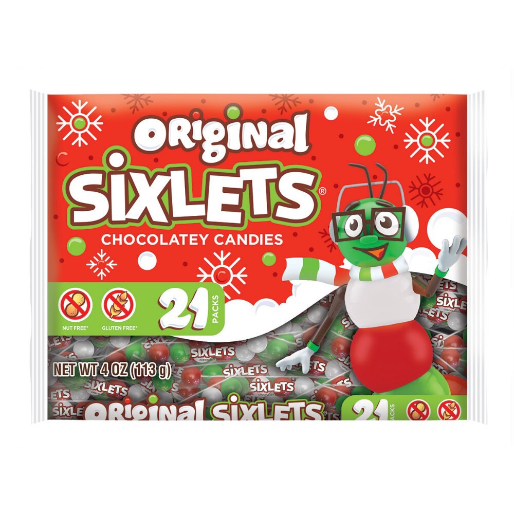 slide 1 of 5, Sixlets Original Chocolatey Candies, 4 oz