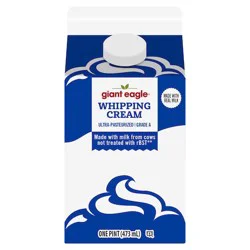 Giant Eagle Whipping Cream, Ultra Pasteurized
