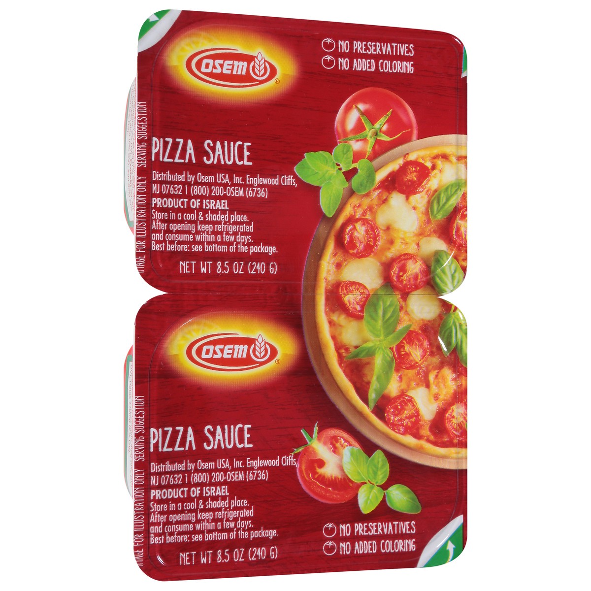 slide 6 of 9, Osem Pizza Sauce 2 - 8.5 oz Tubs, 2 ct