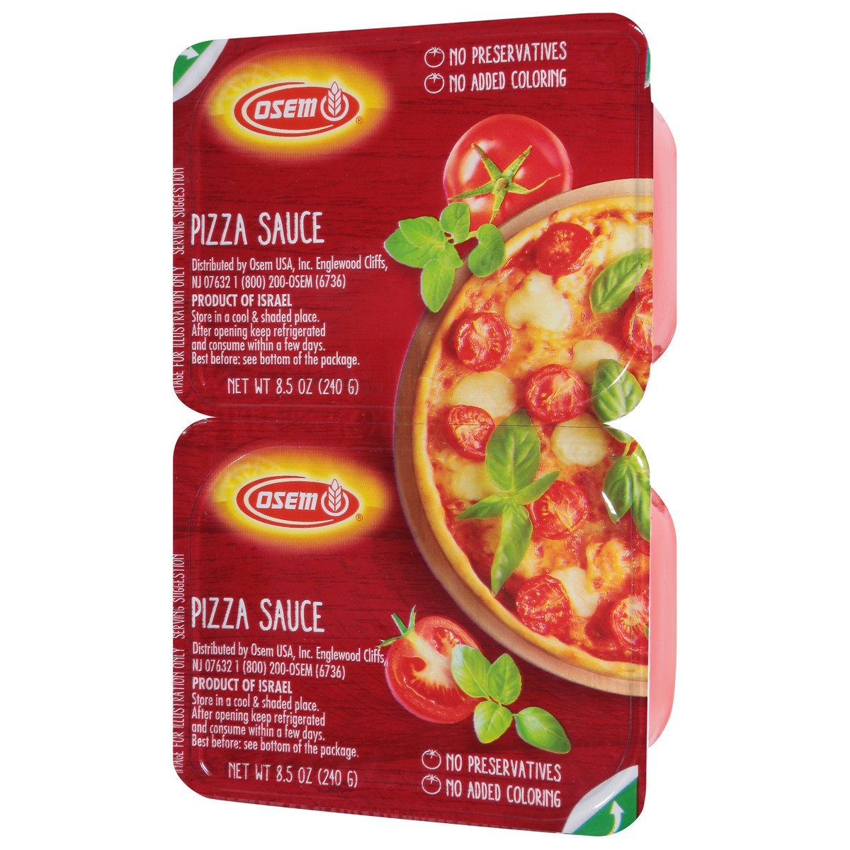 slide 3 of 9, Osem Pizza Sauce 2 - 8.5 oz Tubs, 2 ct