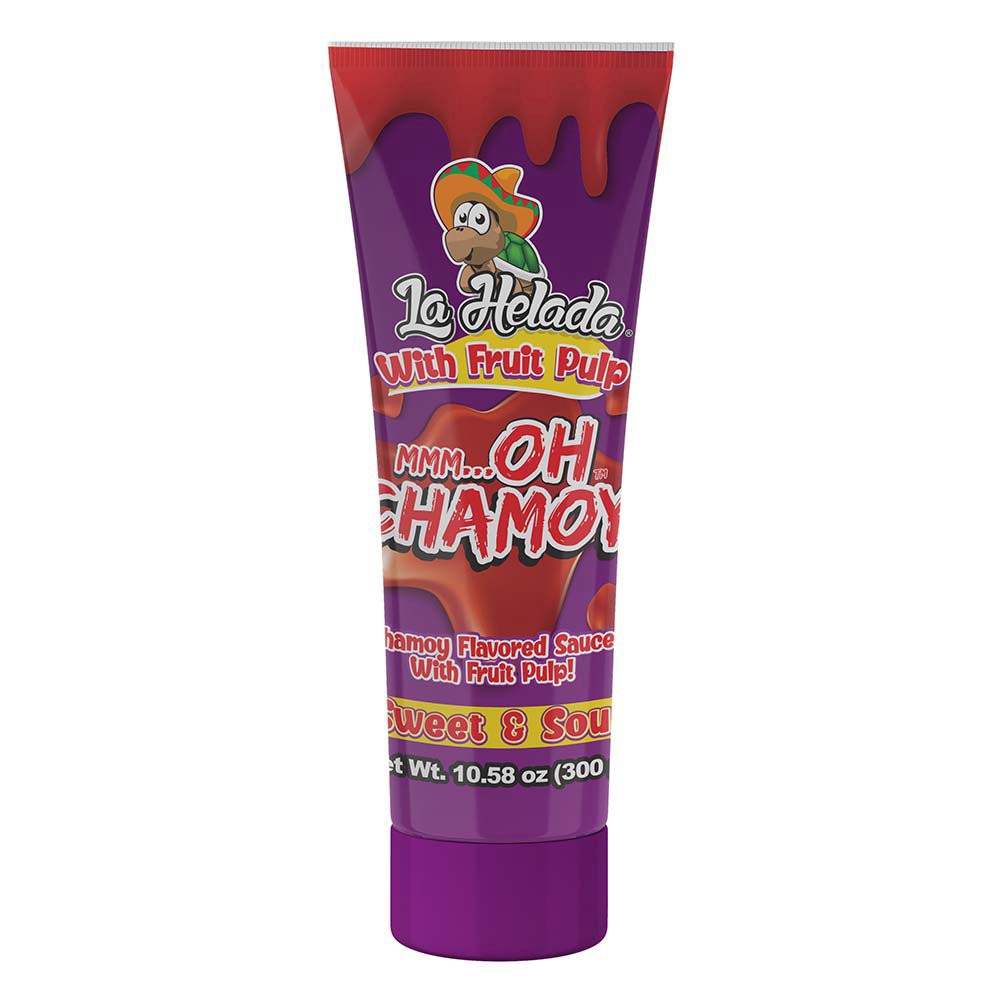 slide 1 of 1, La Helada Oh Chamoy Fruit Pulp Tube, 1 ct