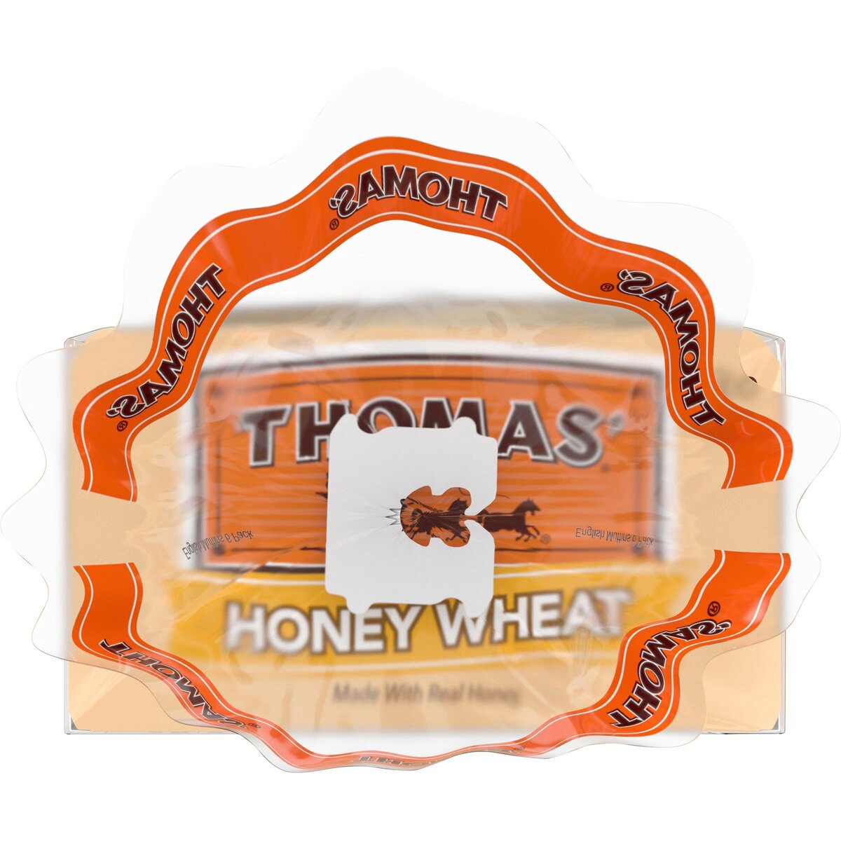 slide 4 of 7, Thomas' Honey Wheat English Muffin, 6 ct
