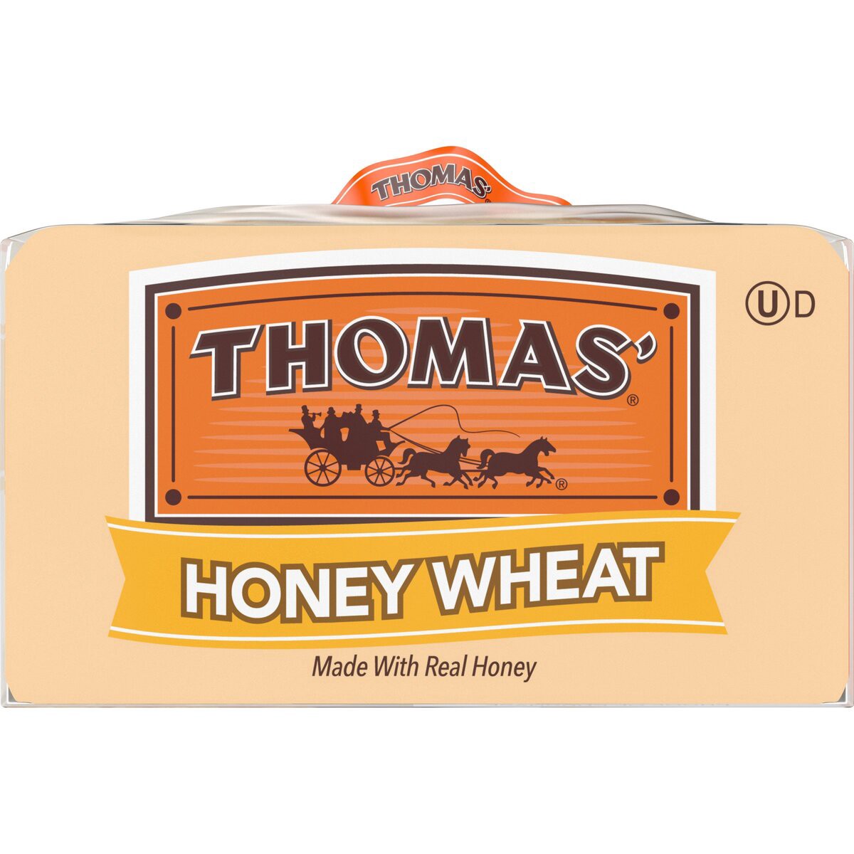 slide 6 of 7, Thomas' Honey Wheat English Muffin, 6 ct
