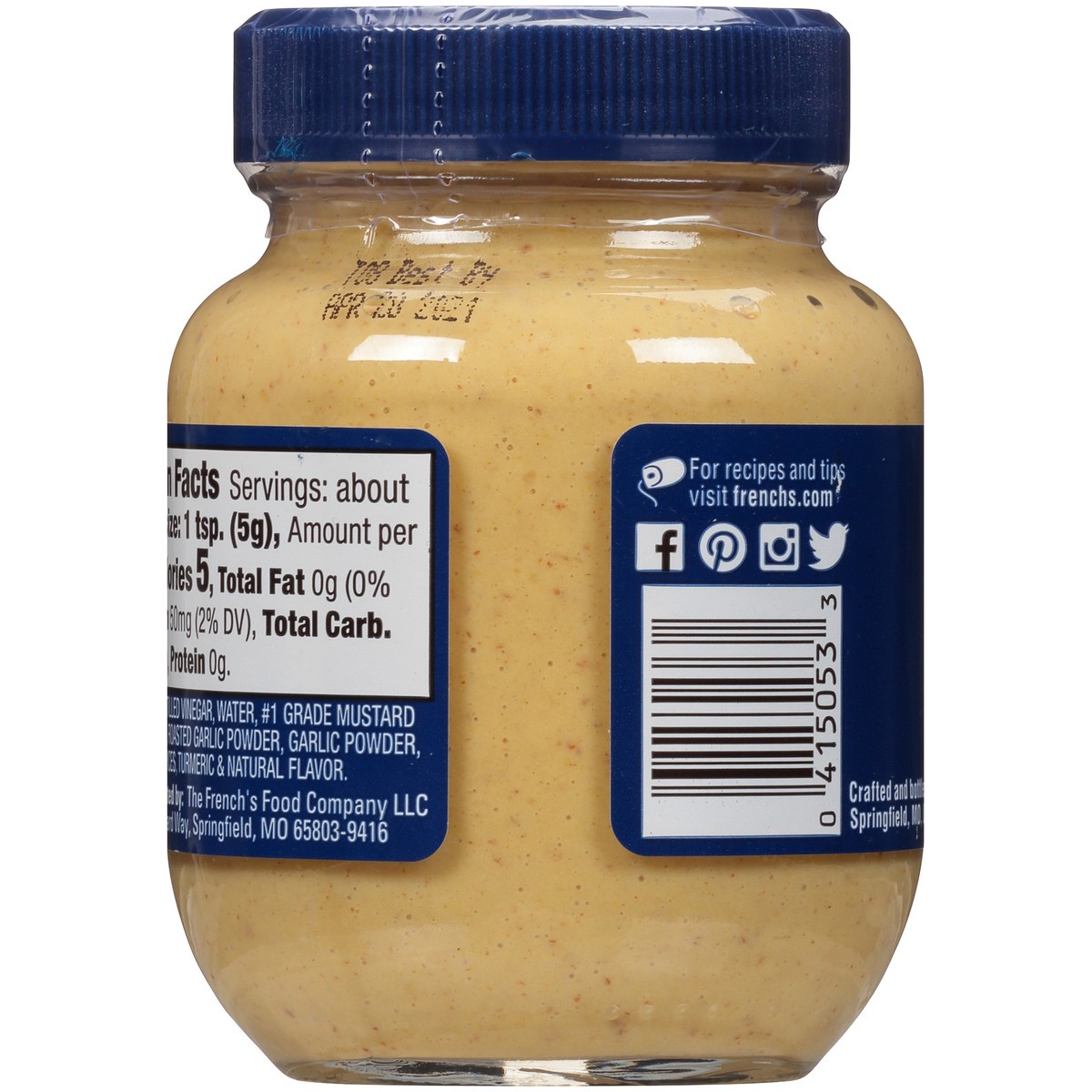 slide 4 of 7, French's Roasted Garlic Stone Ground Mustard, 5.7 oz, 5.7 oz