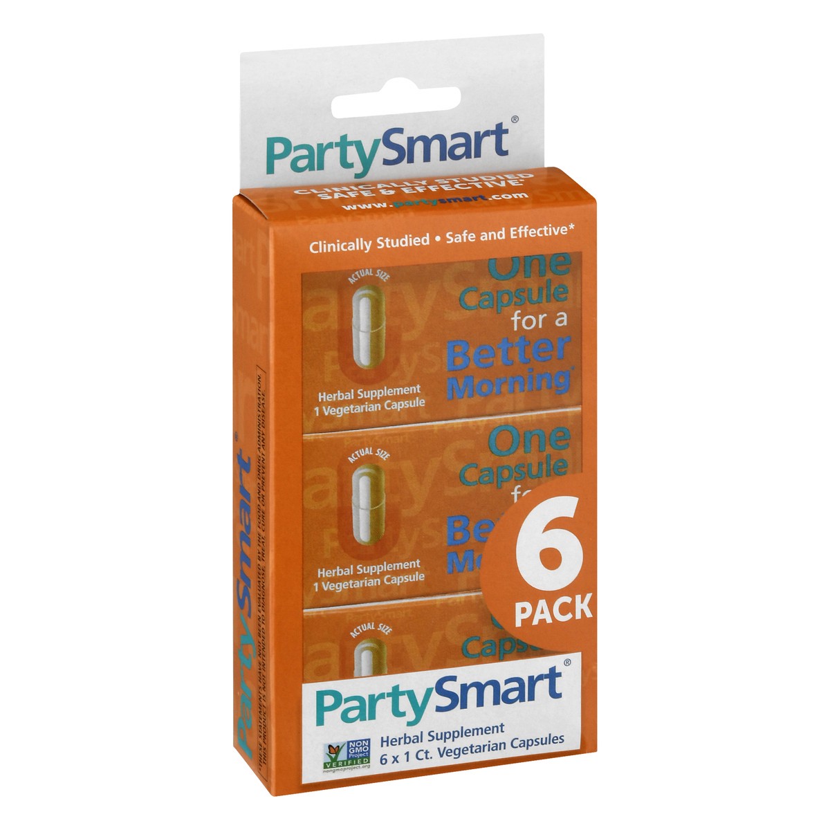 slide 3 of 13, PartySmart 6 Pack Vegetarian Capsules Better Morning 6 ea, 6 ct