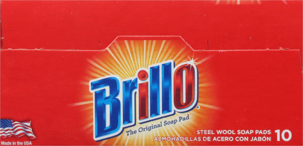 slide 2 of 9, Brillo Pads, 10 ct