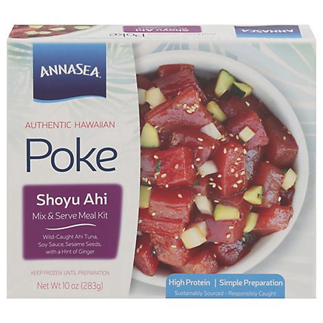 slide 1 of 1, Annasea Food Group Hawaiian Shoyu Ahi Poke Kit - 10 Oz, 10 oz