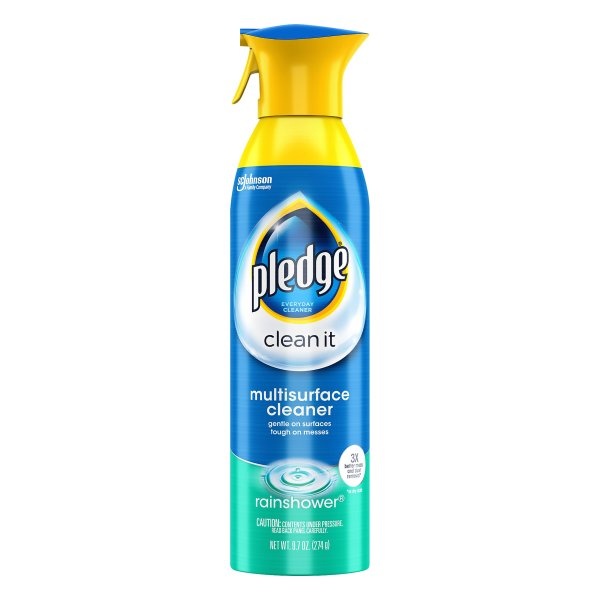 slide 1 of 2, Pledge Multi Surface Everyday Cleaner, Rainshower, 9.7 oz