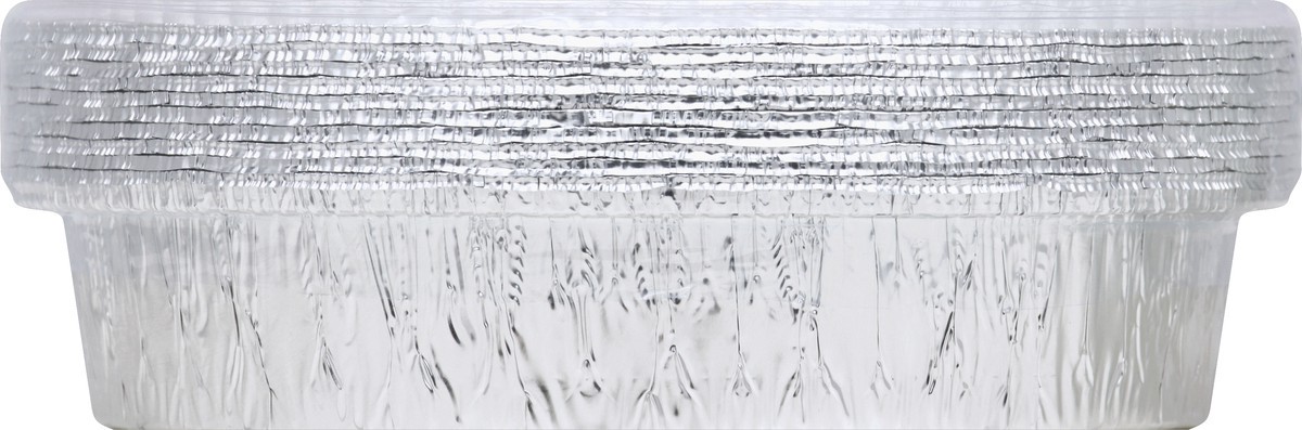 slide 2 of 6, First Street 8.25In Round Container W/Dome Lid, 10 ct