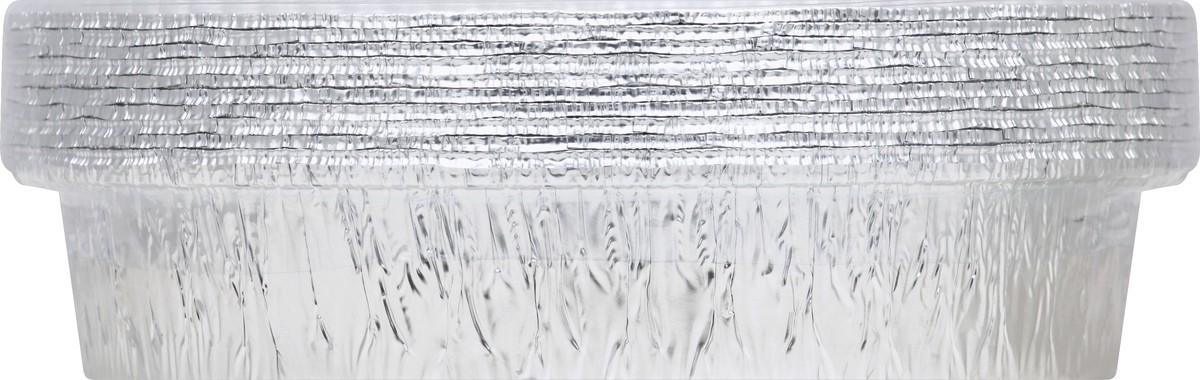 slide 6 of 6, First Street 8.25In Round Container W/Dome Lid, 10 ct