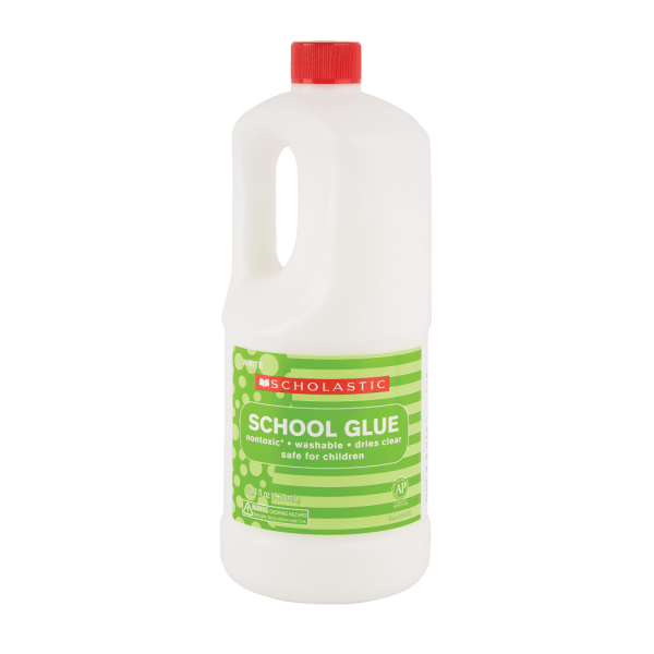 slide 1 of 1, Scholastic Liquid Glue, 32.4 Oz, White, 1 ct