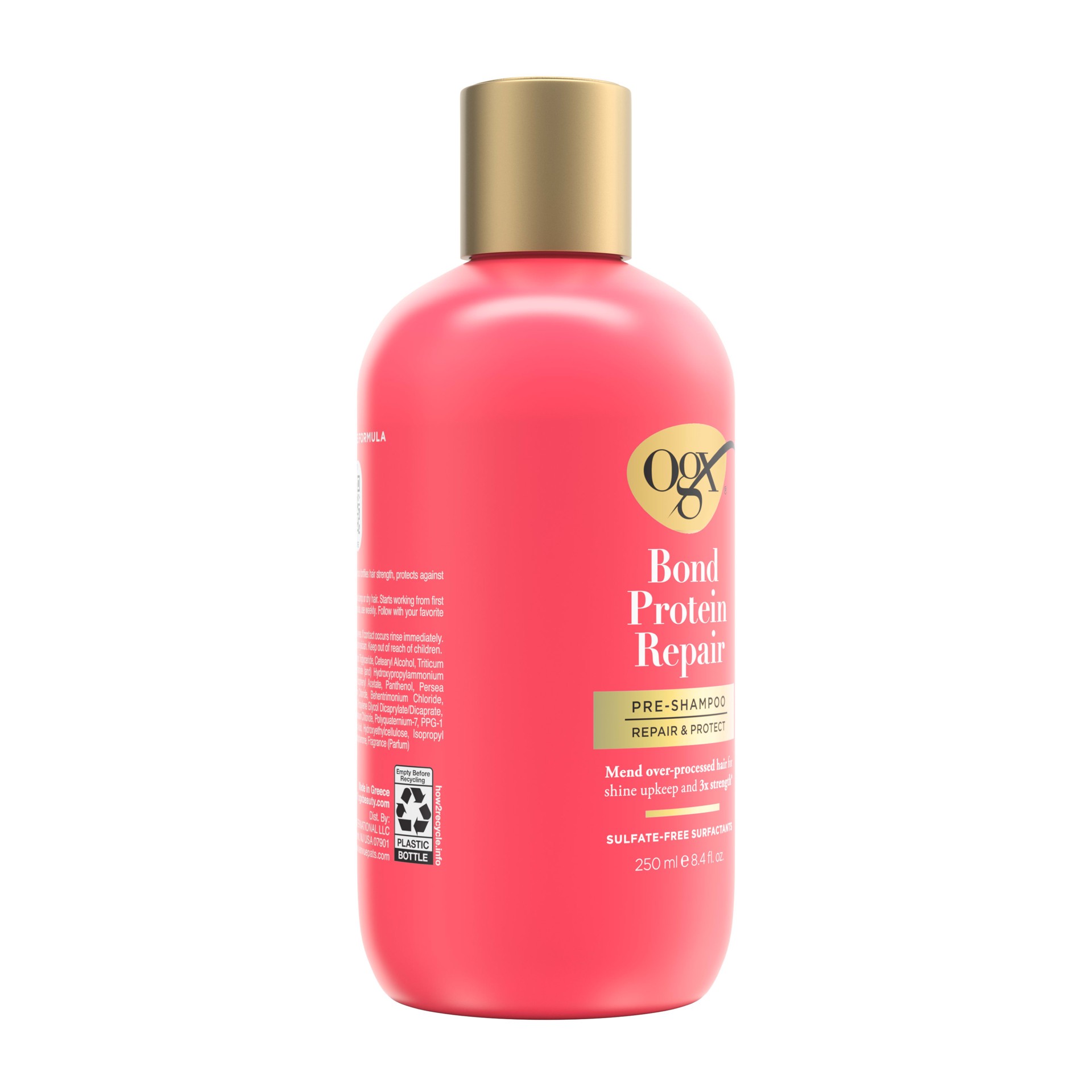 slide 4 of 9, Ogx Pre-Shampoo, Bond Protein Repair, 8.4 fl oz
