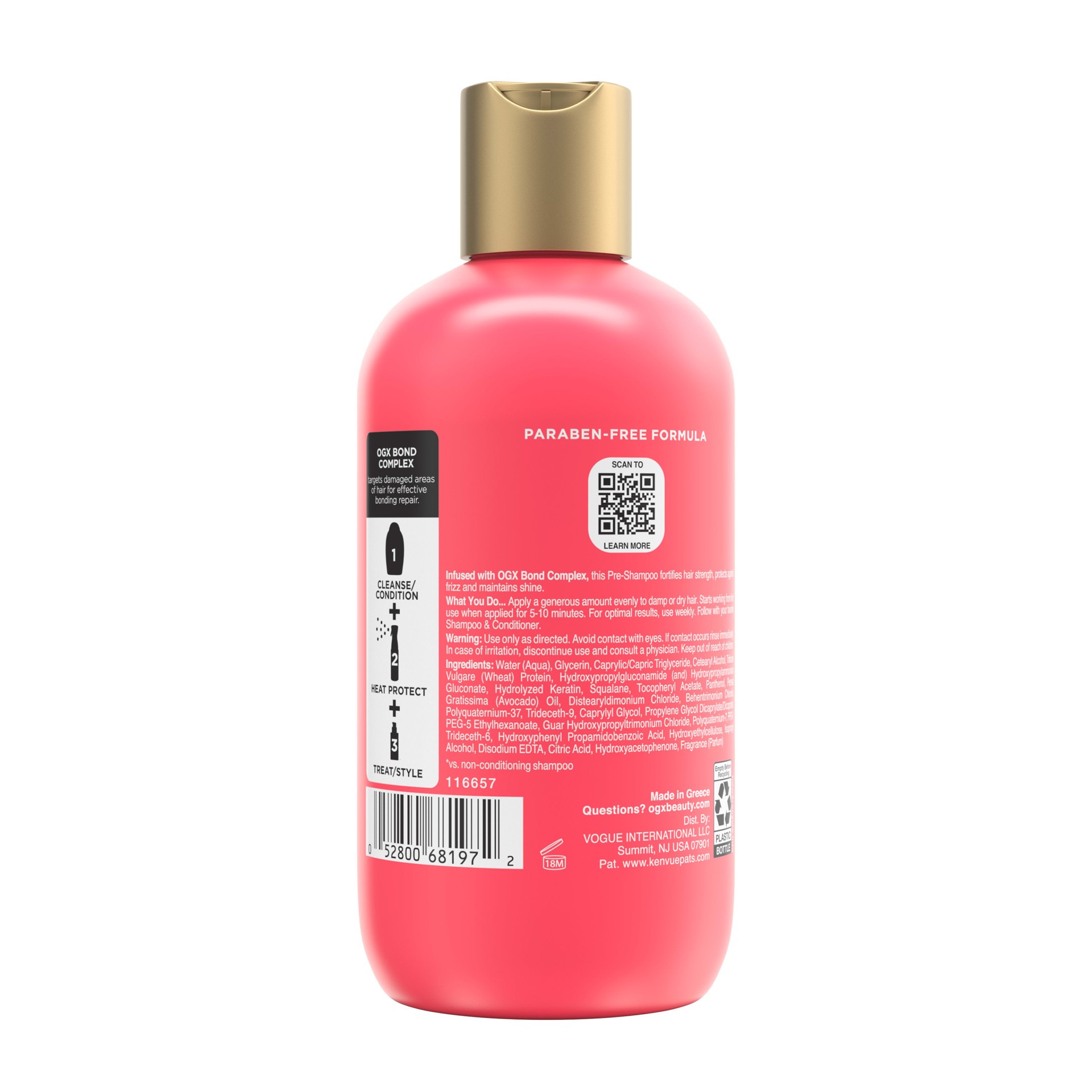 slide 7 of 9, Ogx Pre-Shampoo, Bond Protein Repair, 8.4 fl oz