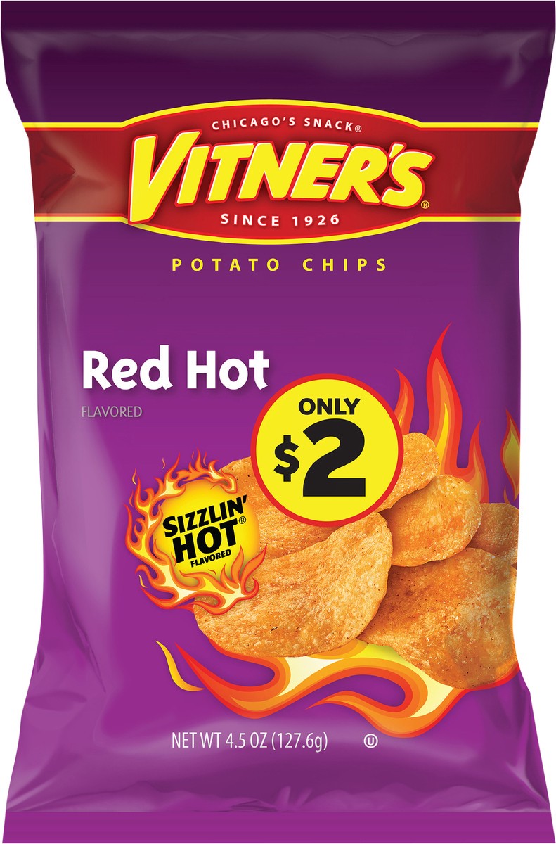 slide 5 of 7, Vitner's 4.5 oz Vitner's Red Hot Potato Chip, 4.5 oz