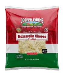 Joseph Farms California Natural Shredded Mozzarella Cheese