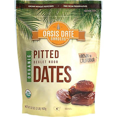 slide 1 of 1, Dates Deglet Noor Pitted Organic - 32 OZ, 32 oz