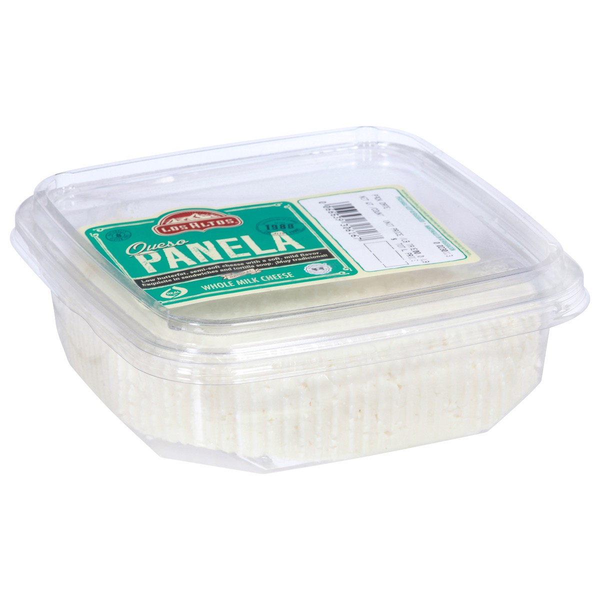 slide 6 of 12, Los Altos Whole Milk Natural Gluten Free Queso Panela Cheese 1.03 lb, per lb