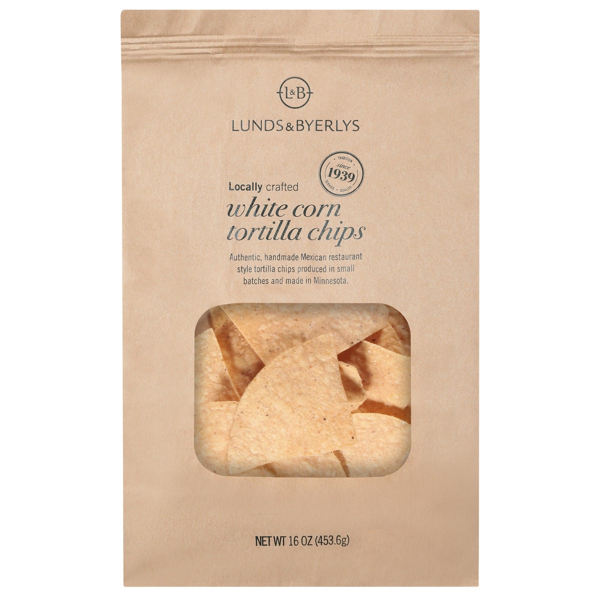 slide 13 of 13, Lunds & Byerlys White Corn Tortilla Chips 16 oz, 16 oz