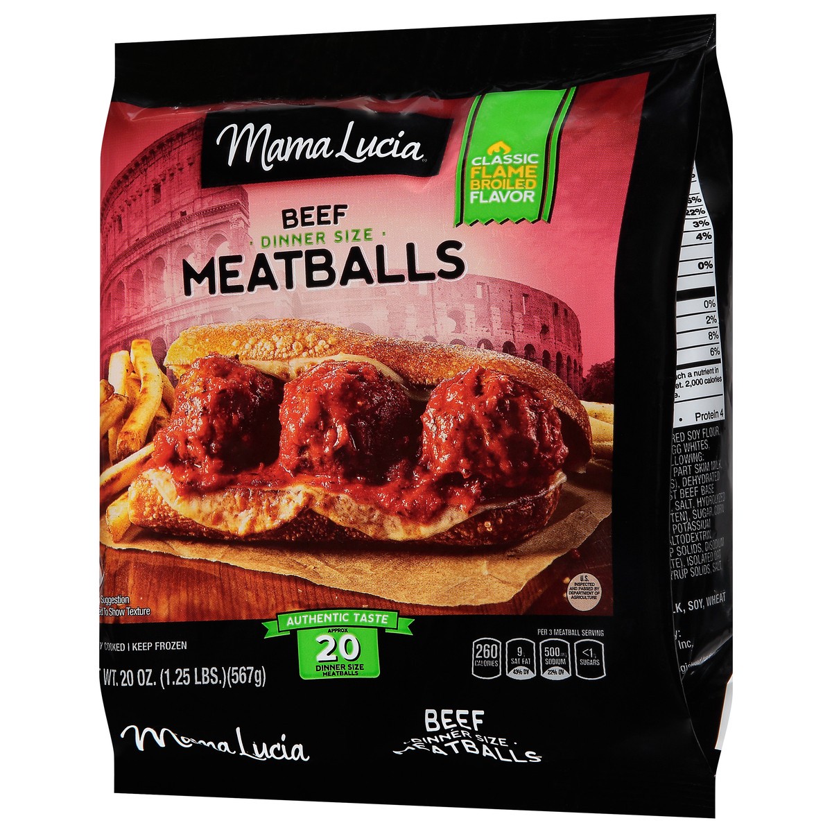 slide 3 of 11, Mama Lucia All Beef Italian-Style Meatballs, 