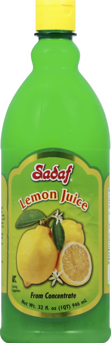 slide 1 of 3, Sadaf Lemon Juice - 32 oz, 32 oz