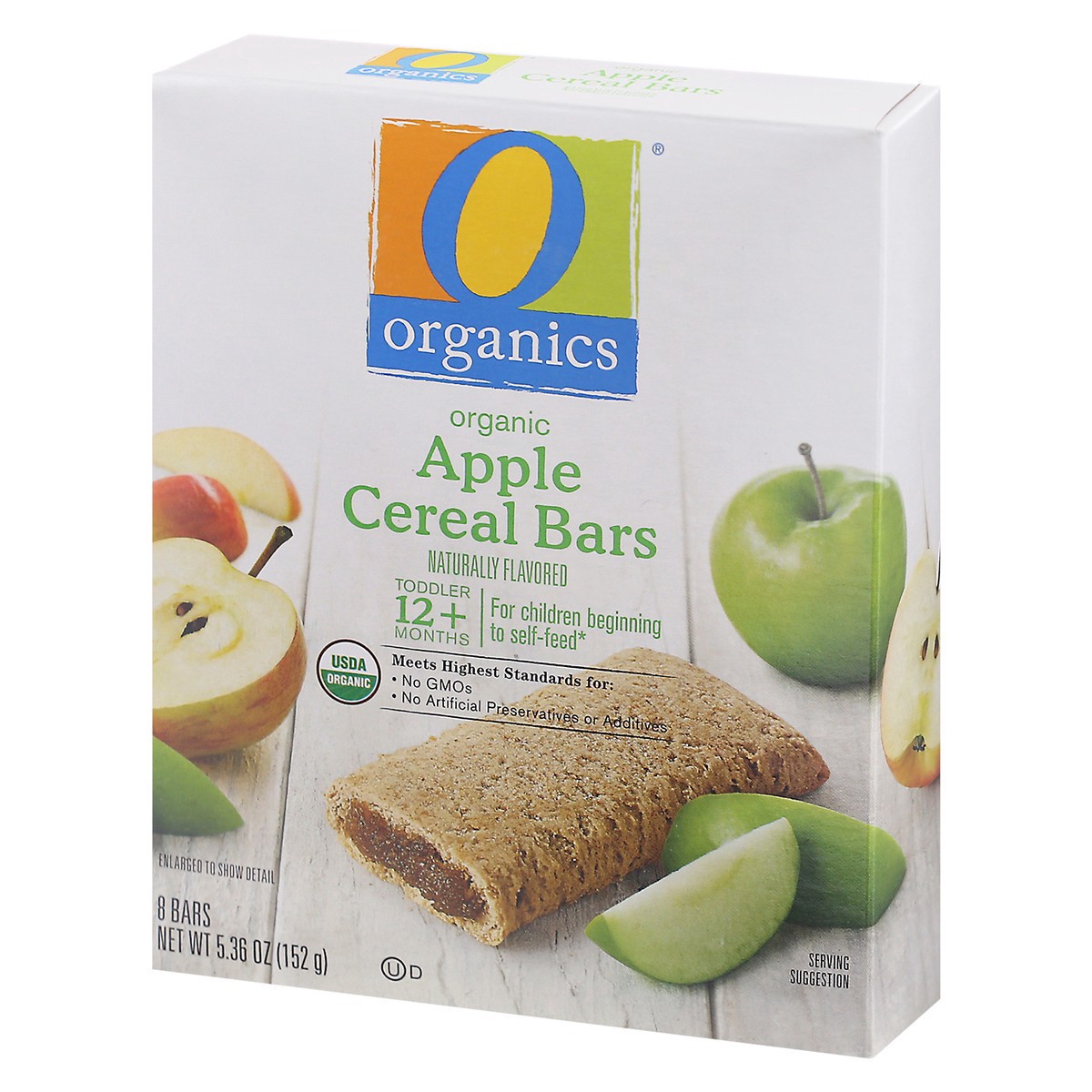 slide 3 of 9, O Organics Apple Cereal Bars For Toddlers, 8 ct; 0.67 oz