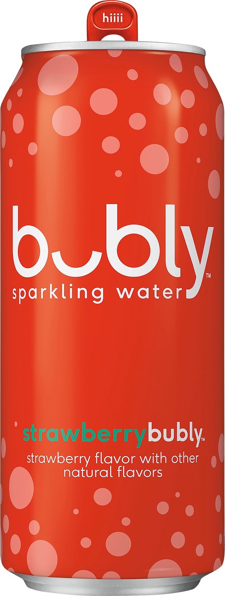 slide 1 of 7, bubly Strawberry Sparkling Water 1.0 ea, 1 ct